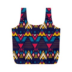 Pattern Colorful Aztec Full Print Recycle Bag (m) by Wegoenart