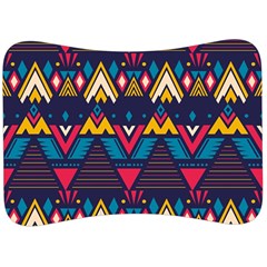 Pattern Colorful Aztec Velour Seat Head Rest Cushion by Wegoenart