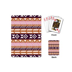 Print Pattern Design Vintage Old Antique Classic Retro Playing Cards Single Design (mini) by Wegoenart