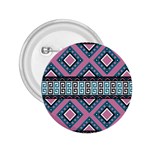 Pink Pattern Design Vintage Old Retro Unique Antique 2.25  Buttons Front