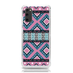 Pink Pattern Design Vintage Old Retro Unique Antique Samsung Galaxy S20 6 2 Inch Tpu Uv Case by Wegoenart