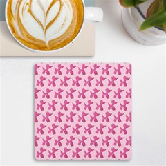 Dog Balloon  Uv Print Square Tile Coaster  by littlepink