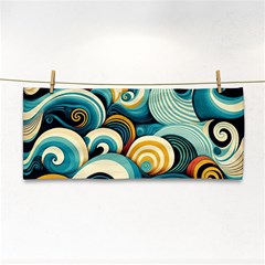 Waves Ocean Sea Abstract Whimsical (1) Hand Towel