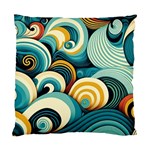 Waves Ocean Sea Abstract Whimsical (1) Standard Cushion Case (One Side) Front