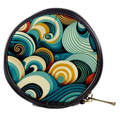 Waves Ocean Sea Abstract Whimsical (1) Mini Makeup Bag