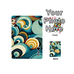 Waves Ocean Sea Abstract Whimsical (1) Playing Cards 54 Designs (mini)