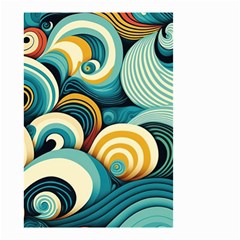 Waves Ocean Sea Abstract Whimsical (1) Small Garden Flag (two Sides)