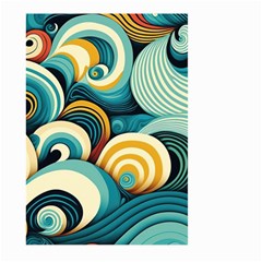 Waves Ocean Sea Abstract Whimsical (1) Large Garden Flag (two Sides)