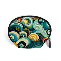 Waves Ocean Sea Abstract Whimsical (1) Accessory Pouch (small) by Jancukart