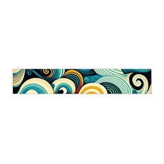 Waves Ocean Sea Abstract Whimsical (1) Premium Plush Fleece Scarf (mini)