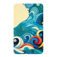 Waves Ocean Sea Abstract Whimsical (2) Memory Card Reader (rectangular) by Jancukart