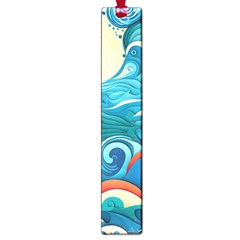 Waves Ocean Sea Abstract Whimsical (2) Large Book Marks