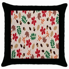 Autumn-5 Throw Pillow Case (black) by nateshop