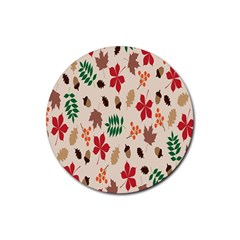 Autumn-5 Rubber Coaster (round) by nateshop