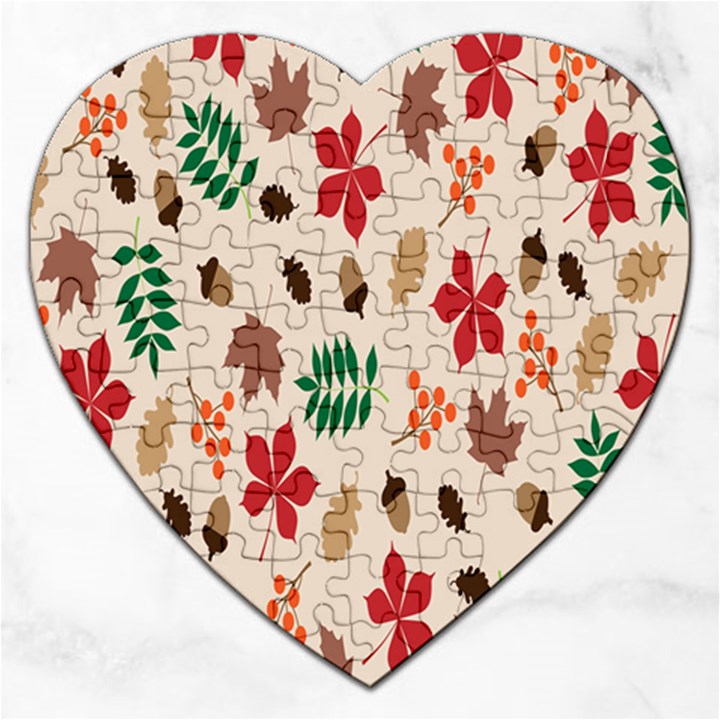 Autumn-5 Jigsaw Puzzle (Heart)