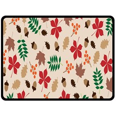 Autumn-5 Fleece Blanket (large) by nateshop