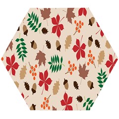 Autumn-5 Wooden Puzzle Hexagon by nateshop