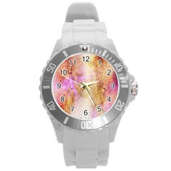 Background-104 Round Plastic Sport Watch (l) by nateshop