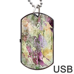 Background-105 Dog Tag Usb Flash (two Sides) by nateshop