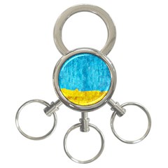 Background-107 3-ring Key Chain