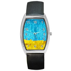 Background-107 Barrel Style Metal Watch by nateshop