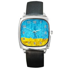 Background-107 Square Metal Watch by nateshop