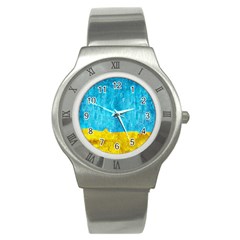 Background-107 Stainless Steel Watch by nateshop