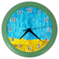 Background-107 Color Wall Clock by nateshop