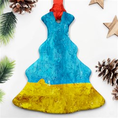 Background-107 Christmas Tree Ornament (two Sides)