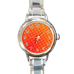 Background-108 Round Italian Charm Watch