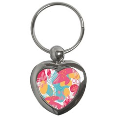 Background-109 Key Chain (heart) by nateshop