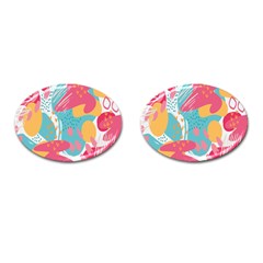 Background-109 Cufflinks (oval) by nateshop