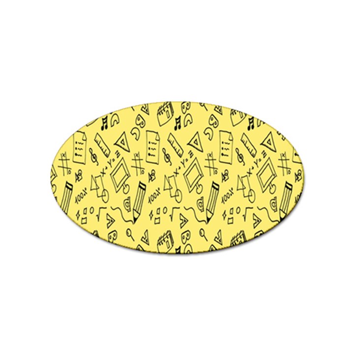 Back-to-school Sticker Oval (100 pack)