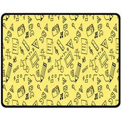 Back-to-school Two Sides Fleece Blanket (medium) by nateshop