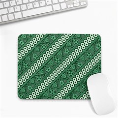 Batik-green Small Mousepad by nateshop