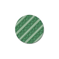 Batik-green Golf Ball Marker (10 Pack) by nateshop