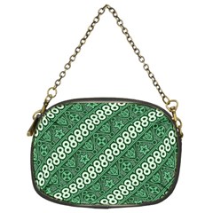 Batik-green Chain Purse (two Sides) by nateshop