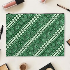 Batik-green Cosmetic Bag (xl) by nateshop