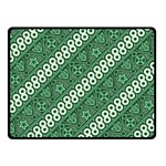 Batik-green Fleece Blanket (Small) 50 x40  Blanket Front