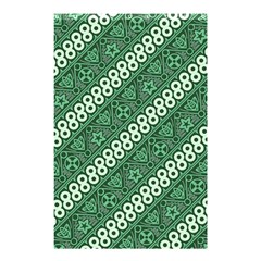 Batik-green Shower Curtain 48  X 72  (small)  by nateshop