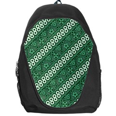 Batik-green Backpack Bag by nateshop