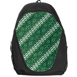 Batik-green Backpack Bag Front