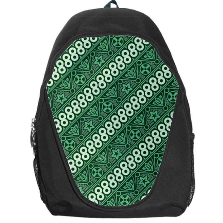 Batik-green Backpack Bag