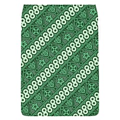 Batik-green Removable Flap Cover (s) by nateshop