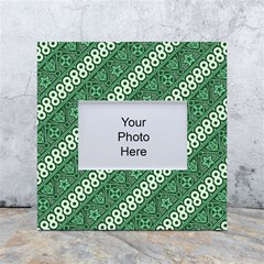 Batik-green White Box Photo Frame 4  X 6  by nateshop