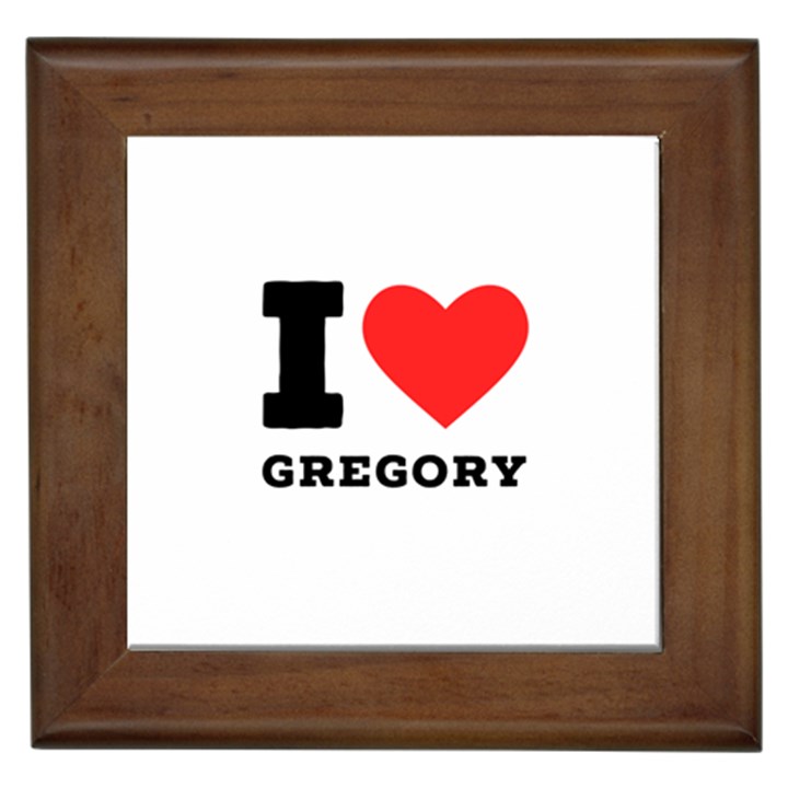 I love gregory Framed Tile