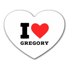 I Love Gregory Heart Mousepad by ilovewhateva