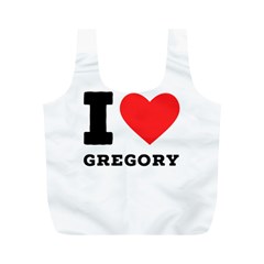 I Love Gregory Full Print Recycle Bag (m) by ilovewhateva