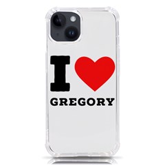 I Love Gregory Iphone 14 Tpu Uv Print Case