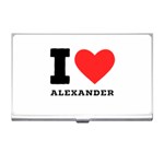 I love alexander Business Card Holder Front